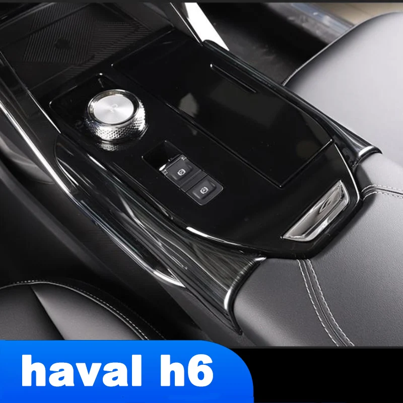 

Центральное управление автомобиля, боковая крышка, Стайлинг для Haval H6 2021 2020 2022 3-го поколения, аксессуары для интерьера автомобиля, углеродно...