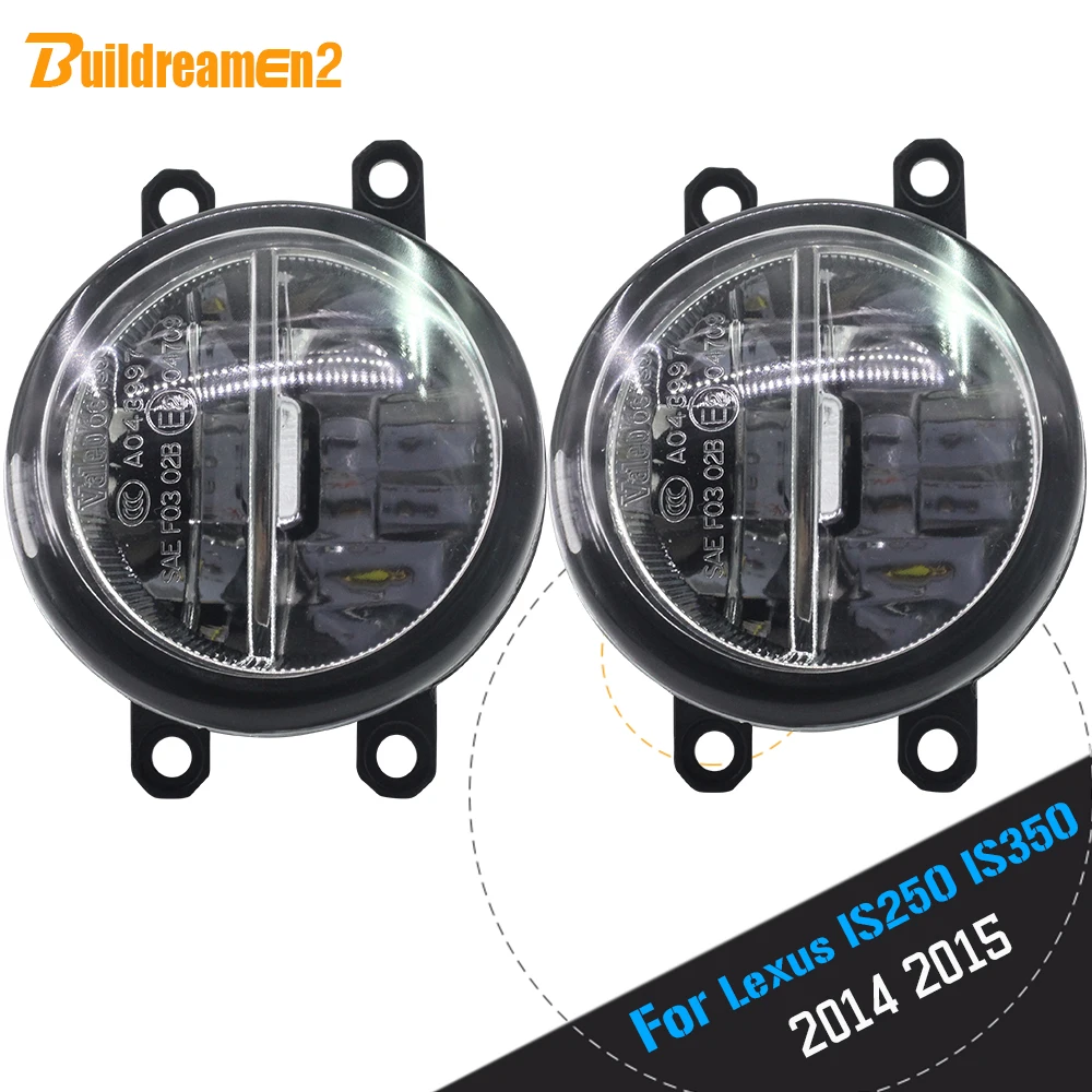 

Buildreamen2 Автомобильный светодиодный противотуманный фонарь светильник DRL дневная ходовая лампа для 2014-2015 Lexus IS250 IS350 (за исключением IS-F или бол...