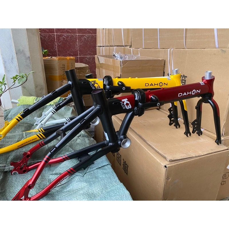 Dahon K3 плюс kaa693 складная рама велосипеда 16 дюймов дисковый тормоз внутренней