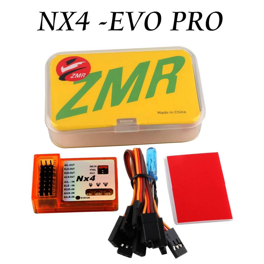 Контроллер полета NX4 EVO PRO 3-осевой гироскоп для самолета с неподвижным крылом