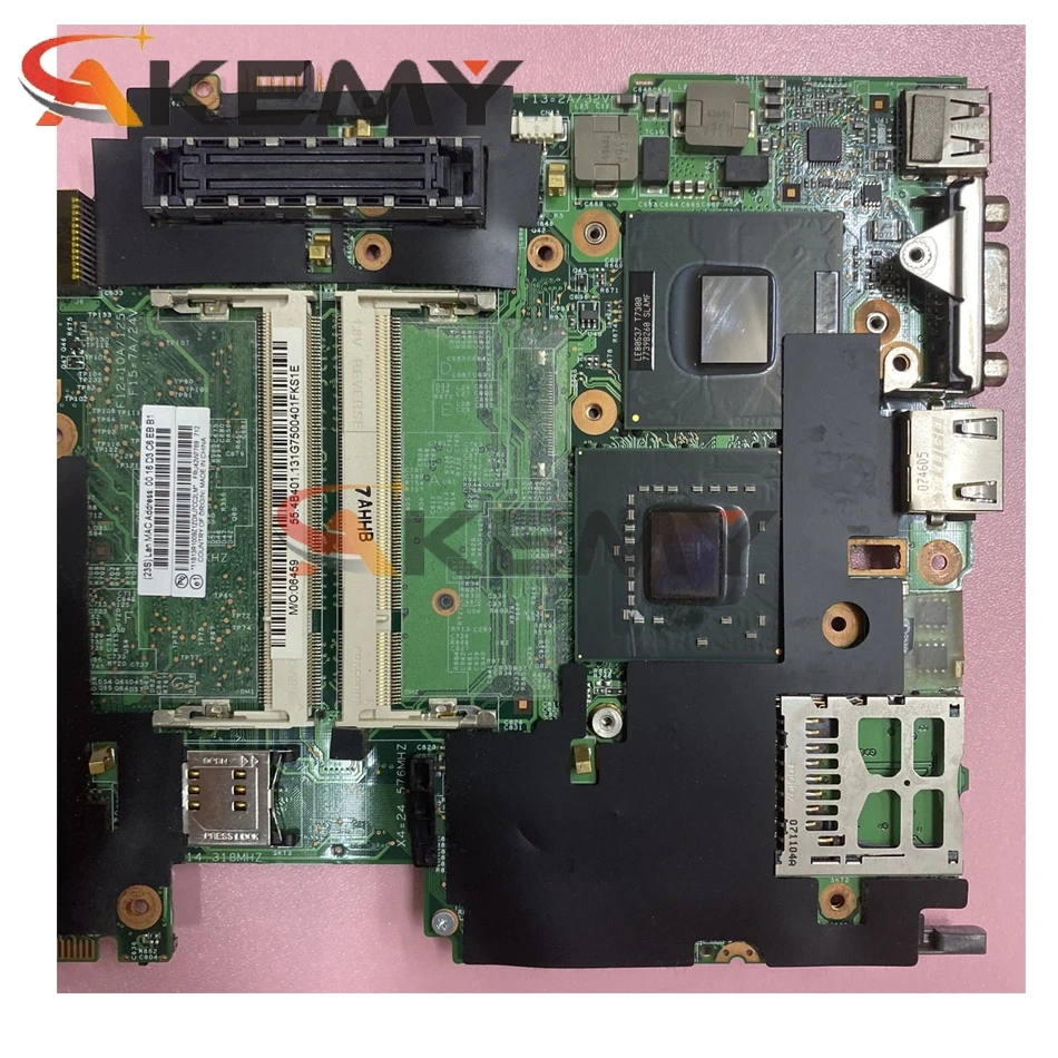 

Akemy 42T0029 Main Board For Lenovo Thinkpad X60 Laptop Motherboard 48.4B503.021 945GM DDR2 T2400 CPU Onboard Full tested