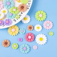 30pcs color cute flower home resin diy craft supplies phone shell decor material hair hand made nail arts decoration accessories