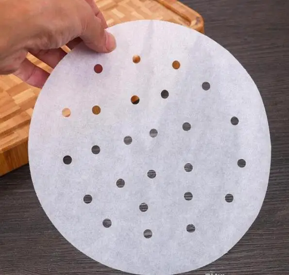 5 дюймовый бамбуковый пароход бумага для приготовления на пару овощи Dim Sum горшок Пароварка антипригарное противень для выпечки вкладыши кухонный инструмент