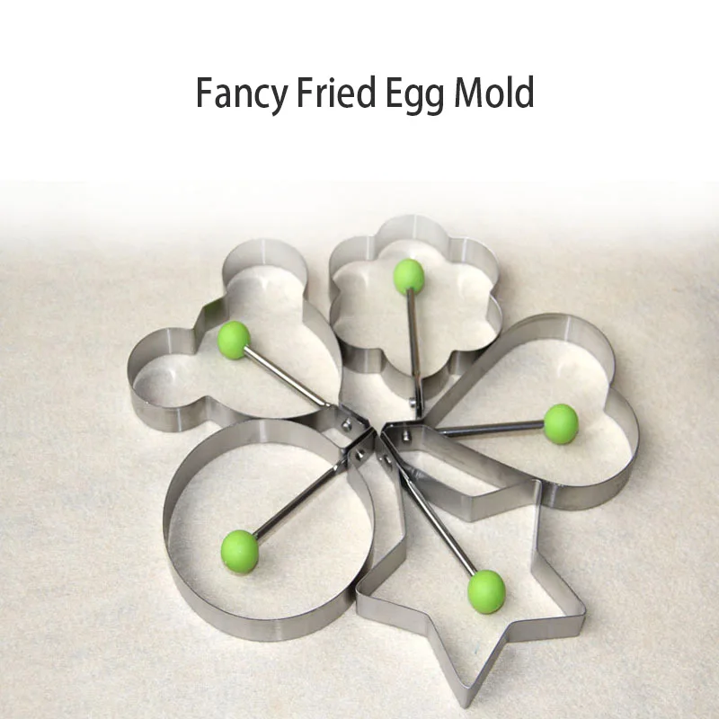 

Нержавеющая сталь 5 видов жареный яичный блин формирователь форма для омлета форма жарки яиц кулинарные инструменты кухонные принадлежности гаджет кольца