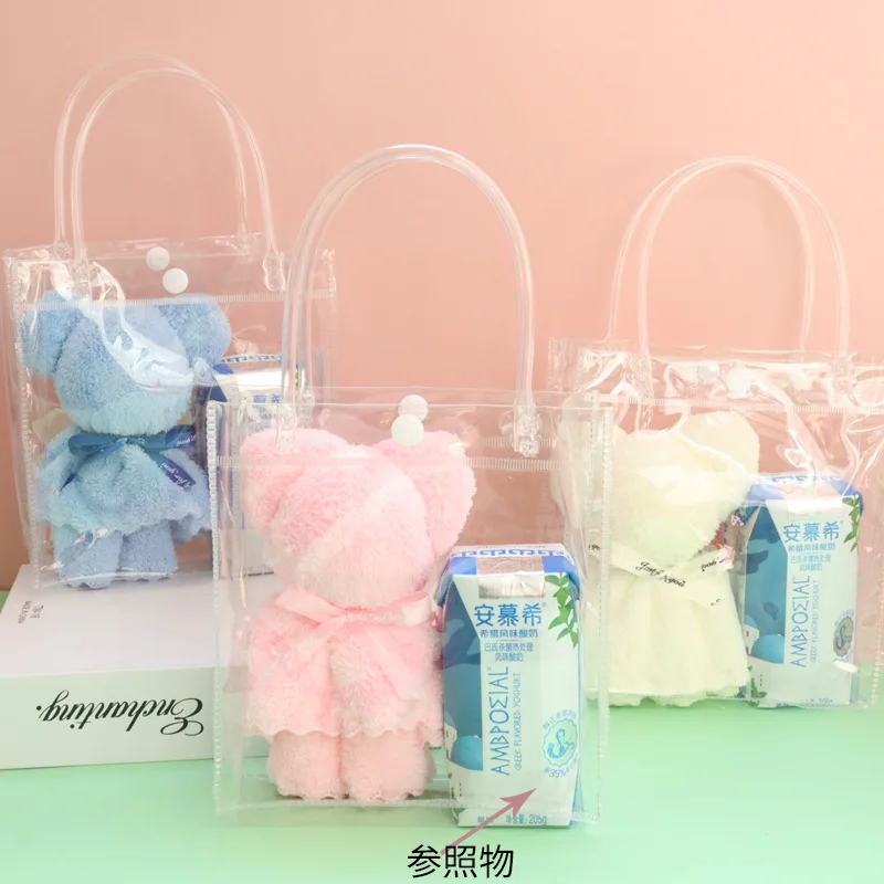 10 комплектов креативное полотенце в форме медведя 30x30 см |