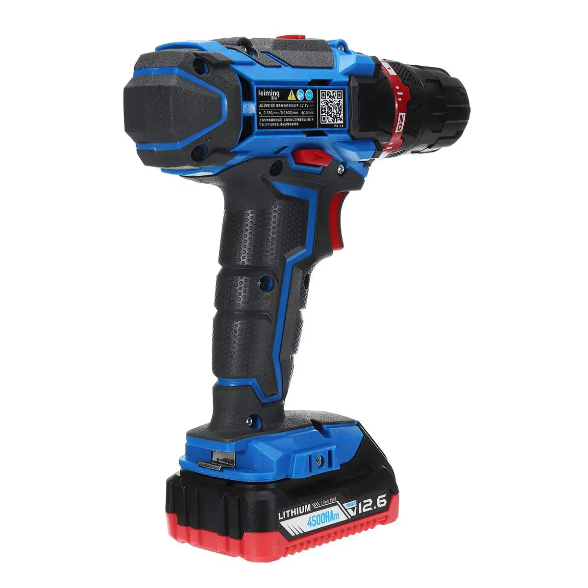 

100~220V 12.6V 32N/M Electric Drill Double Speed Cordless Hammer Drill Household Multi-function Electric Screwdriver Power Tools