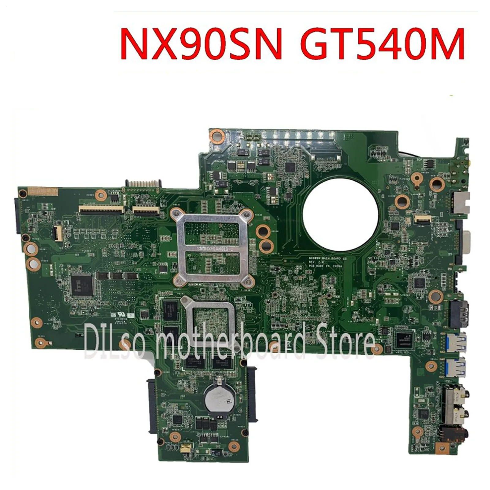 

KEFU NX90SN Motherboard For ASUS NX90 NX90S Laptop Motherboard N12P-GS-A1 GT540M 2G Mainboard HM65 Rev 2.0 Motherboard Test