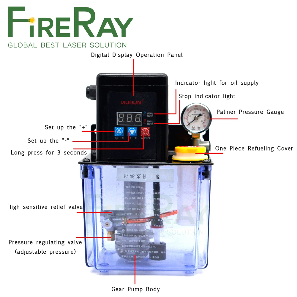 Автоматический обрабатывающий центробежный объемный рельефный масляный насос