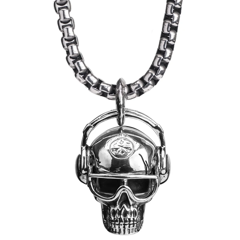 Мужское колье из нержавеющей стали в стиле хип-хоп | Украшения и аксессуары