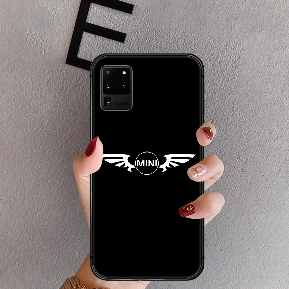 

Mini Car Cooper Phone Case Cover For Samsung Galaxy Note S 7 8 9 10 20 10E Plus Lite Uitra Black Phone Case Etui