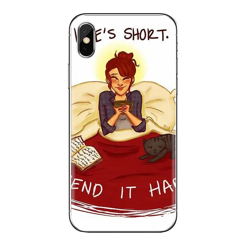 Мягкий чехол Чехлы жизнь коротка. Любовь встречается редко ее беречь для Samsung Galaxy