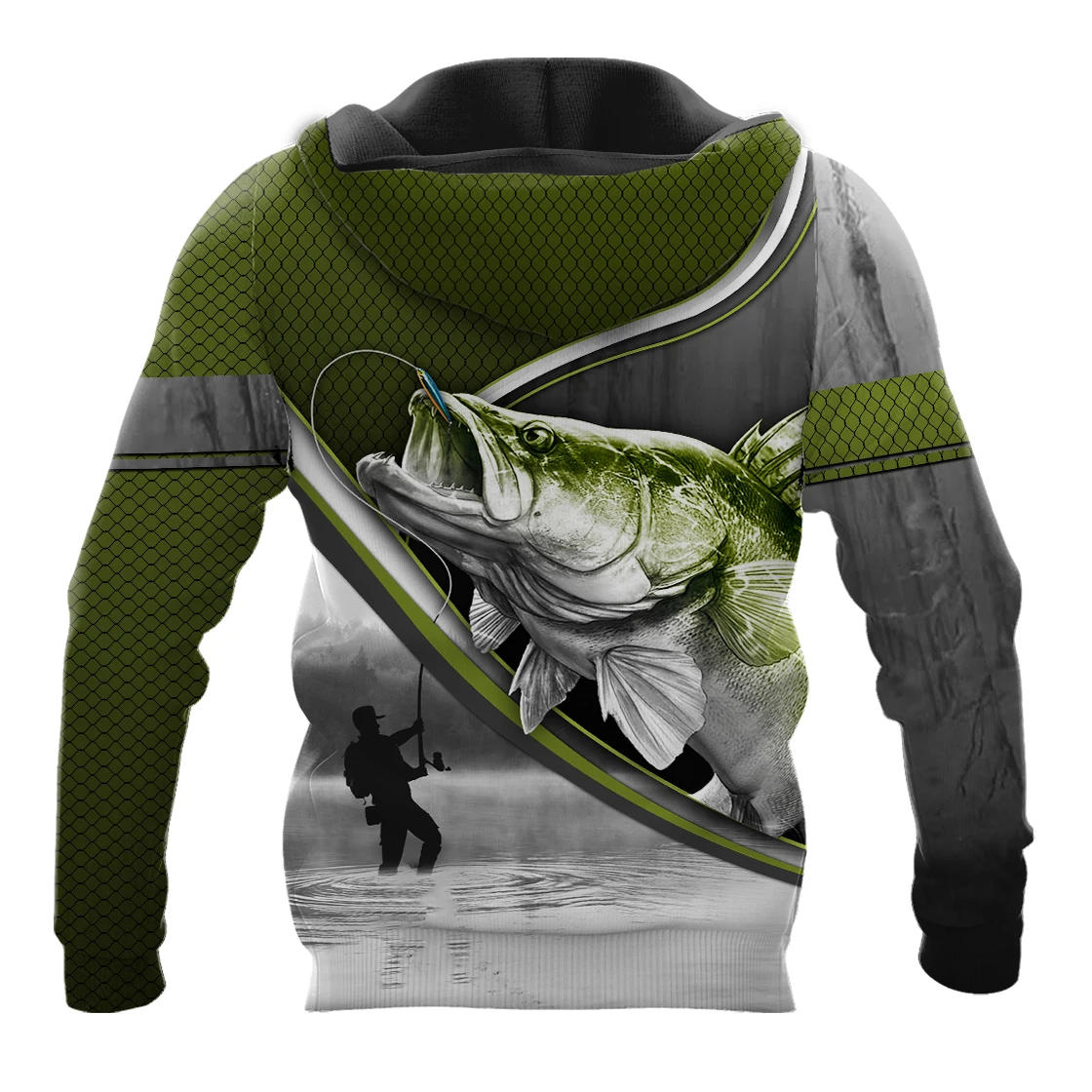 Walleyes Fishing Man Custom 3D Printed Mens Hoodie Unisex hoodies Sweatshirt Autumn Streetwear Casual Jacket Tracksuit KJ741