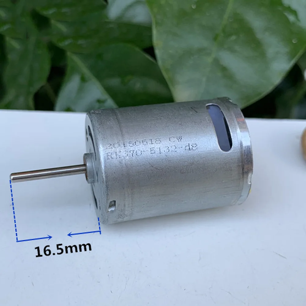 DC 3V 7 4 V 3 6V микро 370 Электрический мотор высокая скорость 33000RPM маленький круглый DIY