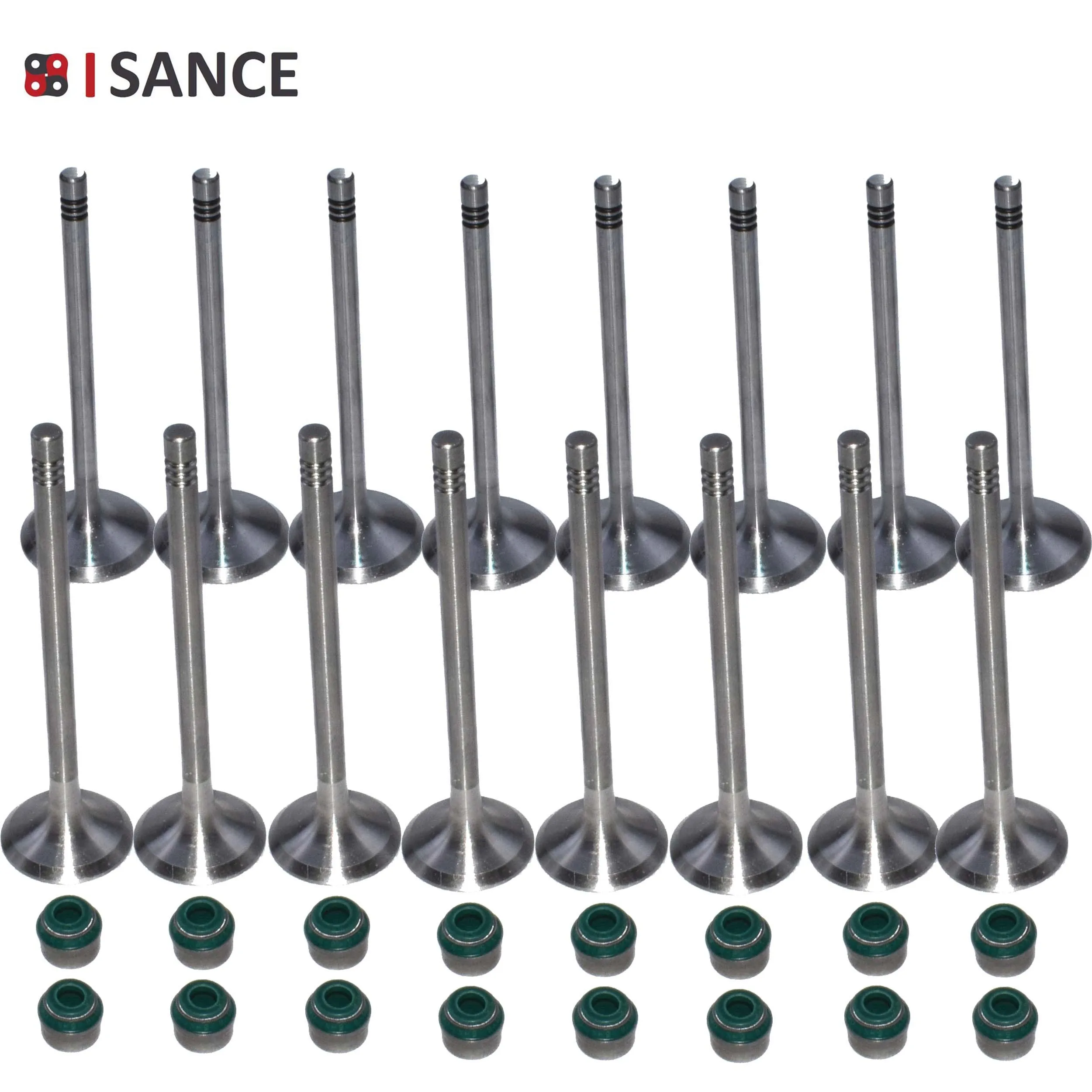 Впускной клапан двигателя выпускной и уплотнения стержня для VW AUDI SKODA SEAT 2.0L OE: