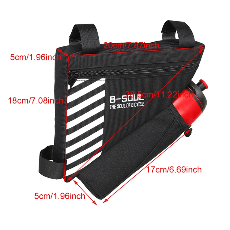 

Bike Triangle Bag Frame Bag Cycling Waterproof Saddle Bags For Bicycle Front Water Bottle Pannier Bicycle Basket Mtb Accessories