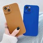 Противоударный силиконовый чехол для iPhone 11, чехол для iPhone 12 13 Pro Max 7 8 Plus 13Pro XS Max X XR SE 2020 11Pro, защитный чехол для объектива