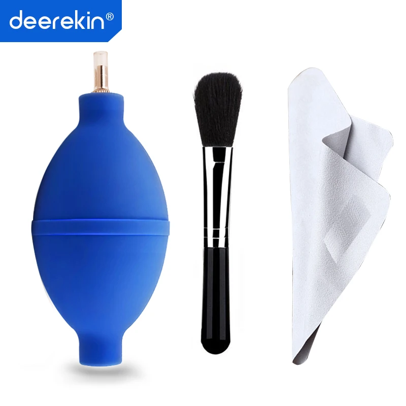 Camera Lens Cleaning Kit - Air Blower Brush Microfiber Cloths for Laptops Cellphones Lenses Glasses Keyboards | Электроника