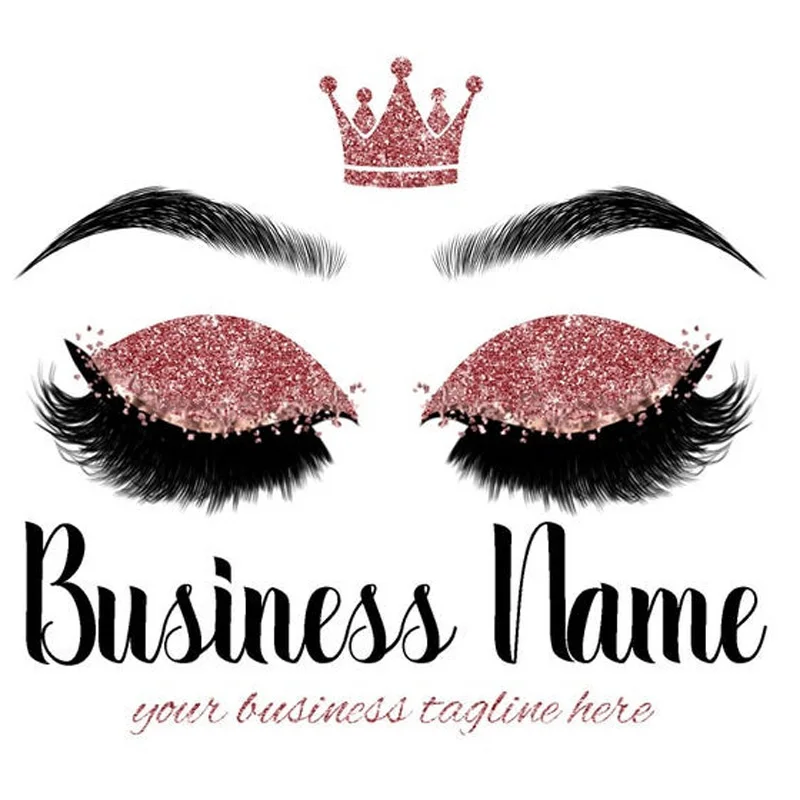 

100 шт./лот, прозрачные наклейки с логотипом на заказ для упаковки ресниц, индивидуальный подарок для наклейки на ящики, косметики