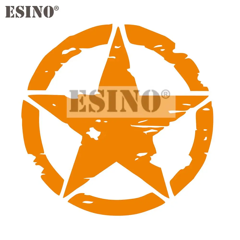 Стайлинг автомобиля модный стиль звезда армии США ПВХ 3D резьба украшение