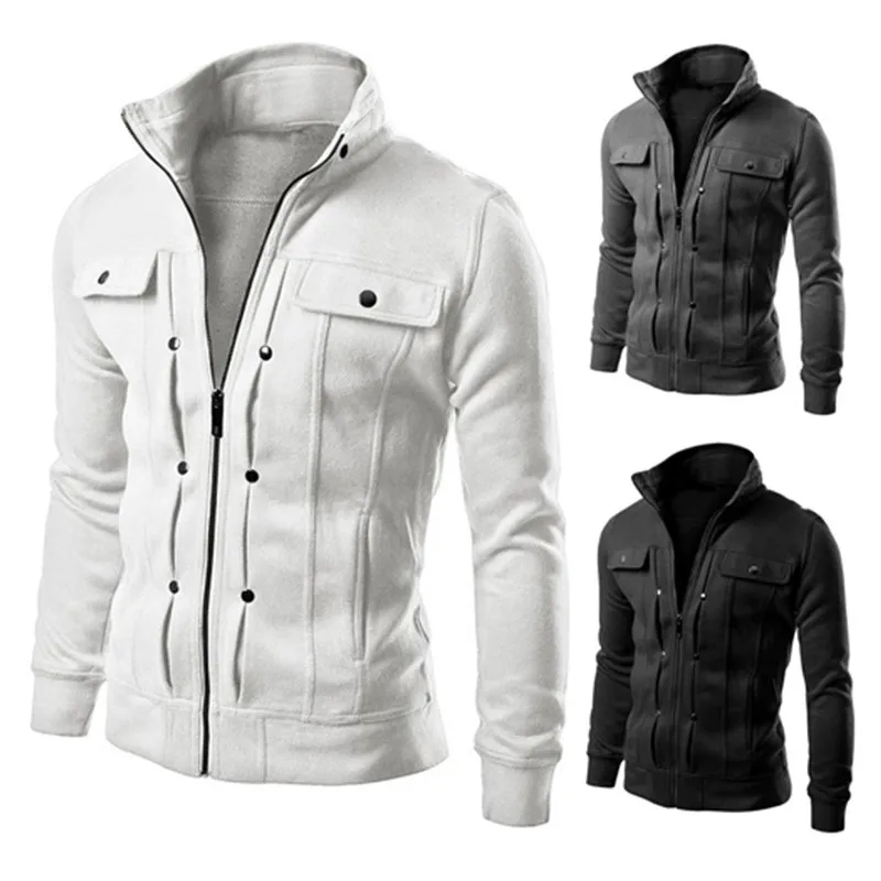 Повседневная мужская куртка осенняя хлопковая зимняя военная повседневное