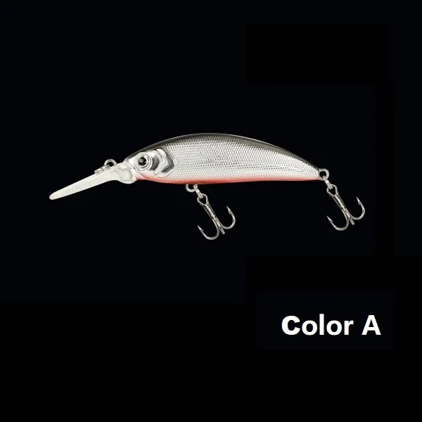 Color A Новинка, мини приманка для рыбной ловли, гольян, 5 см, приманка, Реалистичная, Свинг, маленькая рыба, жесткая, для глубокого дайвинга, приманки, высокое качество, вибрация, Япония, ima, 50ss - Цвет: Color A