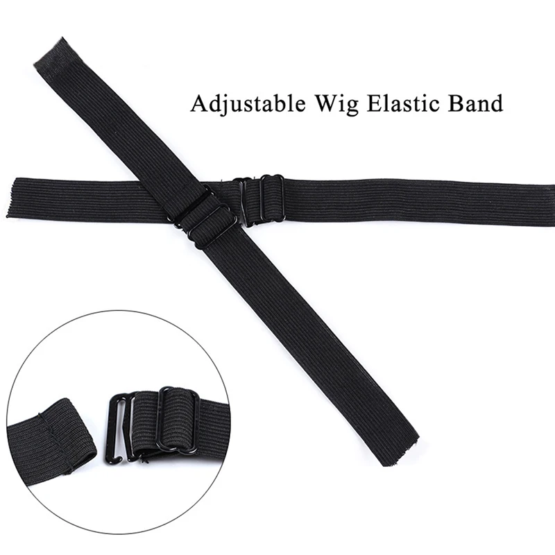 1 шт. черный Эластичная лента для создания париков аксессуары регулируемая