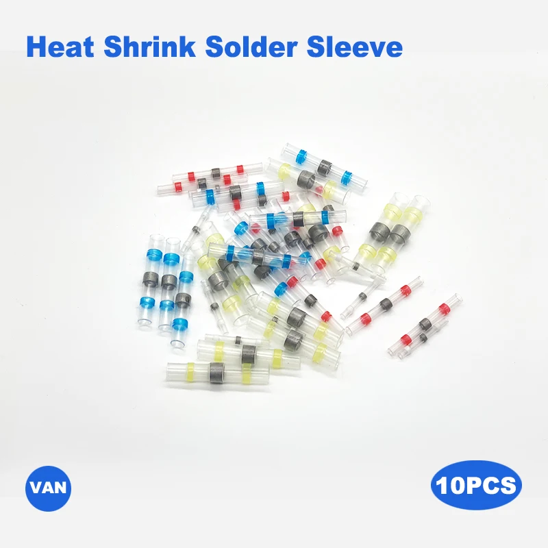 Соединительные разъемы для пайки термоусадочные стыковые комплект соединителей