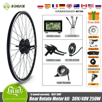 electric bicycle conversion kit 36v 48v 250w rear rotate motor wheel all waterproof plug 16 29 inch 700c bicycle conversion kit