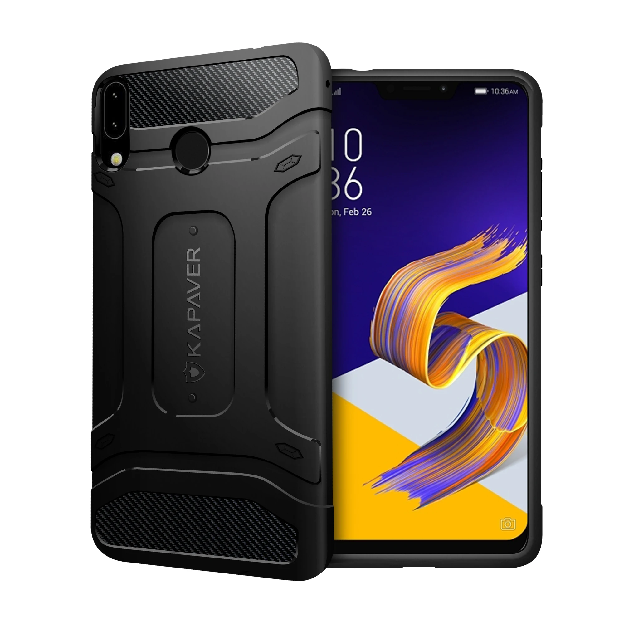 KAPAVER®Чехол для задней крышки совместимый с ASUS Zenfone 5Z жесткий прочный Чехол