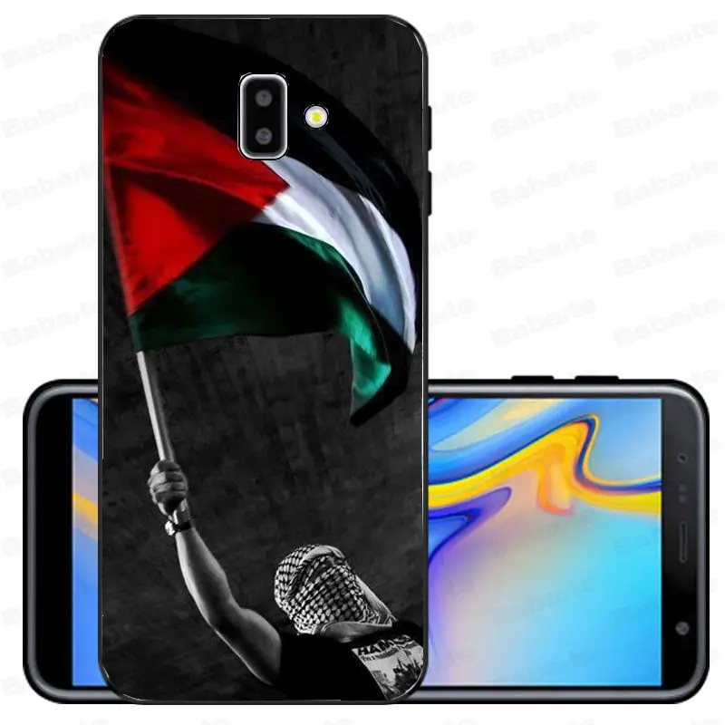 A10 Чехол для galaxy j6 палестинский флаг ТПУ чехлы для мобильного телефона из мягкого силикона с крышкой для samsung galaxy j6 plus A6 A8 A9 A10 A30 A50 крышка - Цвет: A10