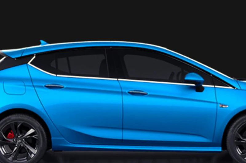 Для Opel Astra K хэтчбек 2015-2021 нержавеющая Боковая дверь полный подоконник рамка