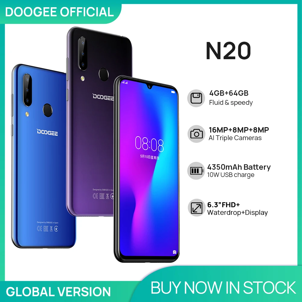 

Смартфон DOOGEE N20 4+64ГБ