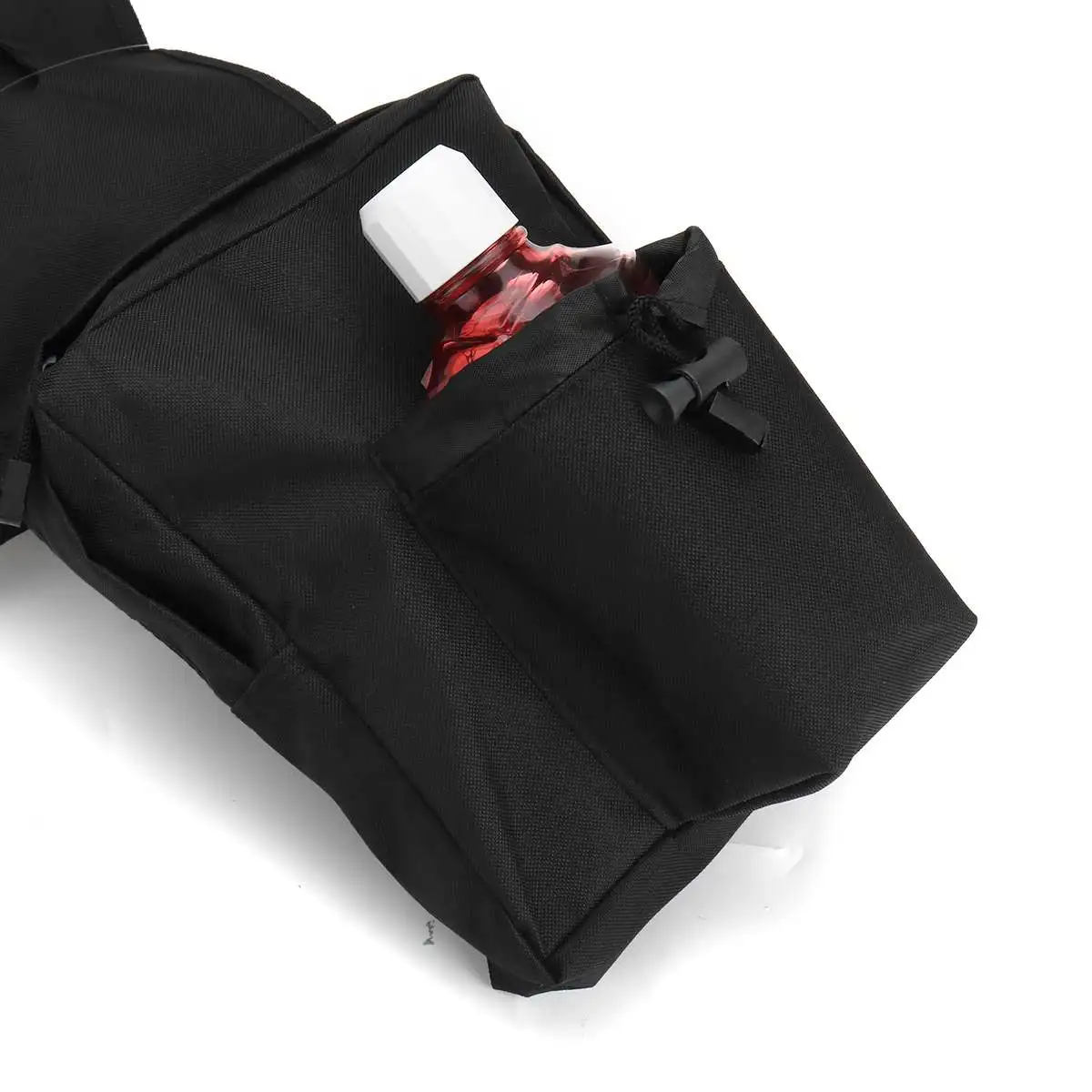 

ATV Motorcycle Tank Bag Waterproof Quad Bike Motorbike Oil Fuel Saddle Bag with Cup Holder