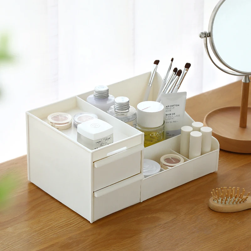 

Creative drawer type desktop cosmetic mask storage box storage box storage rack