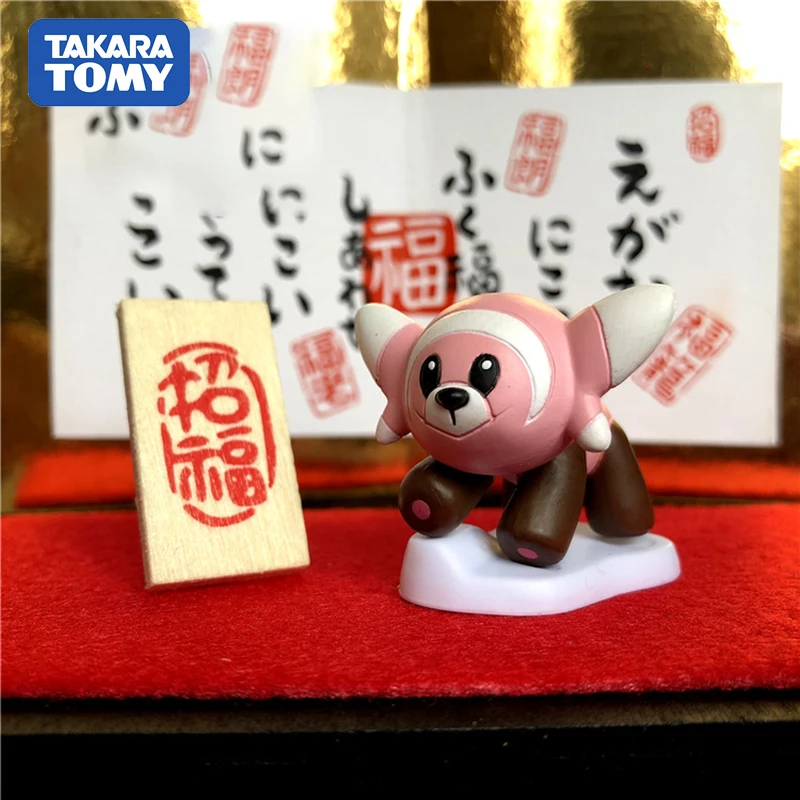 

TAKARA TOMY Genuine Pokemon Action Figure Pictorial Book 759 Stufful MC Model Doll Toy Gifts Collect Souvenirs
