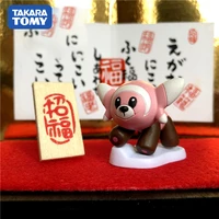 takara tomy genuine pokemon action figure pictorial book 759 stufful mc model doll toy gifts collect souvenirs
