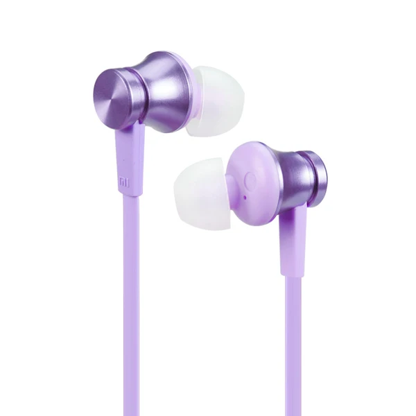 Purple Xiaomi 3,5 мм наушник-вкладыш наушники 1,25 мм наушники с микрофоном для samsung Xiaomi huawei наушники гарнитура - Цвет: Purple