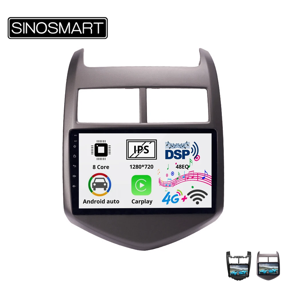 Sinosmart 8 сердечника DSP 48EQ Автомобильный gps мультимедийное радио навигации плеер для