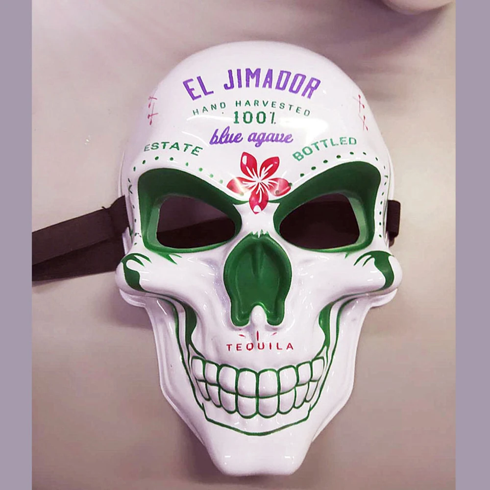 Хит Хэллоуин ужас Череп маски Забавный косплей маскарадный Рождественский