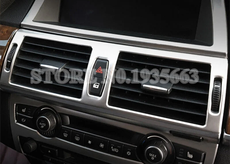 

For BMW X5 E70 Interior Centre Console Air Vent Outlet Cover Trim 2008-2013 1pcs Car Accessories Interior Car Decor Car Trim
