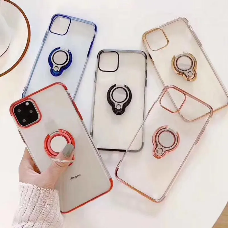 Чехол для iphone 11 Pro XS MAX XR iphone X 10 магнитный держатель прозрачный мягкий кремний чехол для iphone 6s 6 s 7 8 plus чехол для телефона