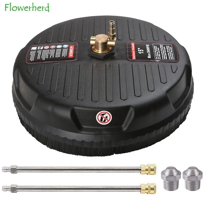 15" Pressure Washer Surface Cleaner 1/4 Inch Quick Connector