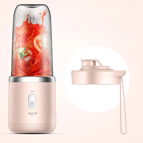 

New Deerma Portable Blender Electric Juicer 400ML Automatic Multipurpose USB Rechargable Mini Juice Cup Cut Mixer