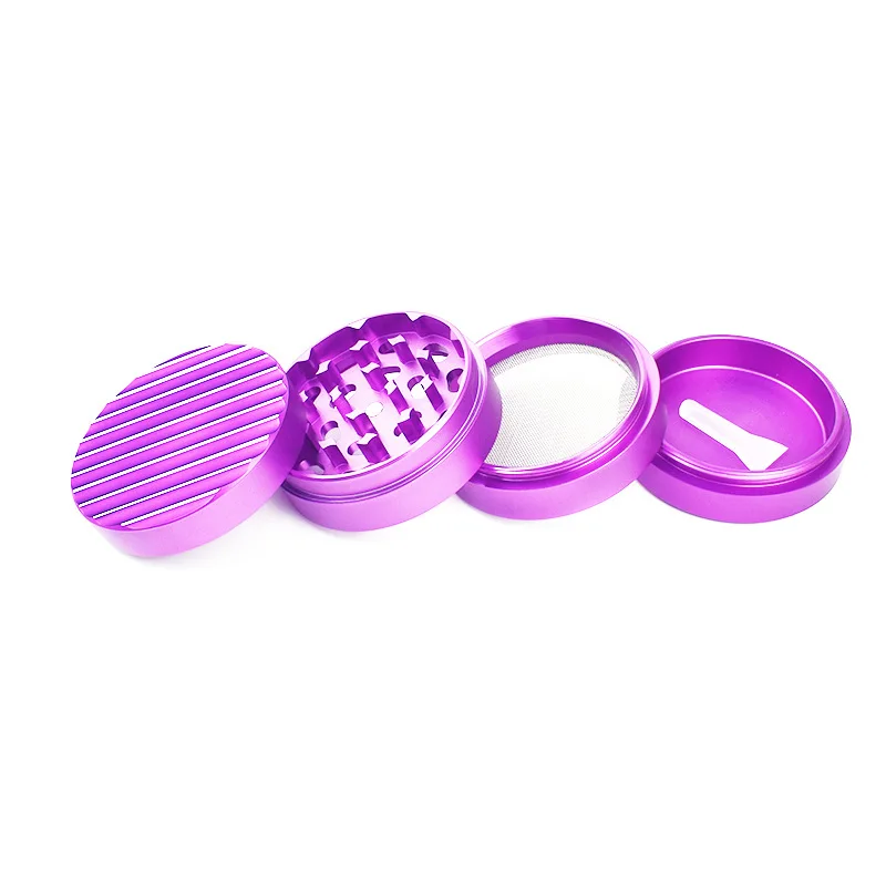 

Portable Four-layer 63mm Aluminum alloy Spray Grinder Tobacco Metal Herbal Herb Grinder Herbal Medicine Gadgets Accessories