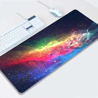 night sky mouse pad with sewn edges thermal transfer printed mice mat laptop notebook keyboard pad gaming accessories 2mm