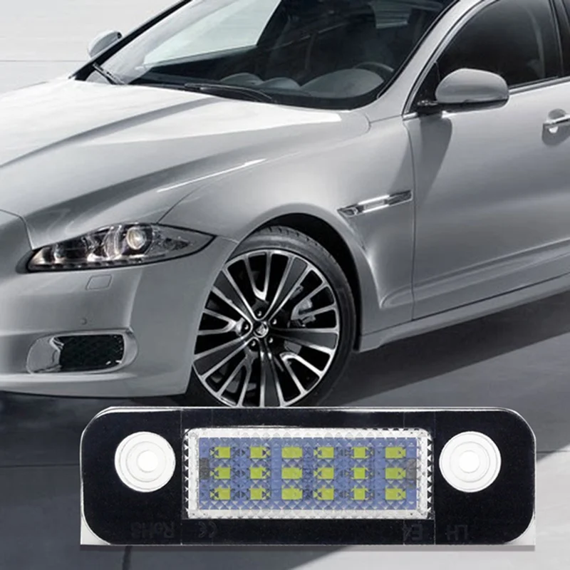 2 шт. нет ошибок светодиодный автомобиля номерной знак светильник 1332916 для Ford Fiesta