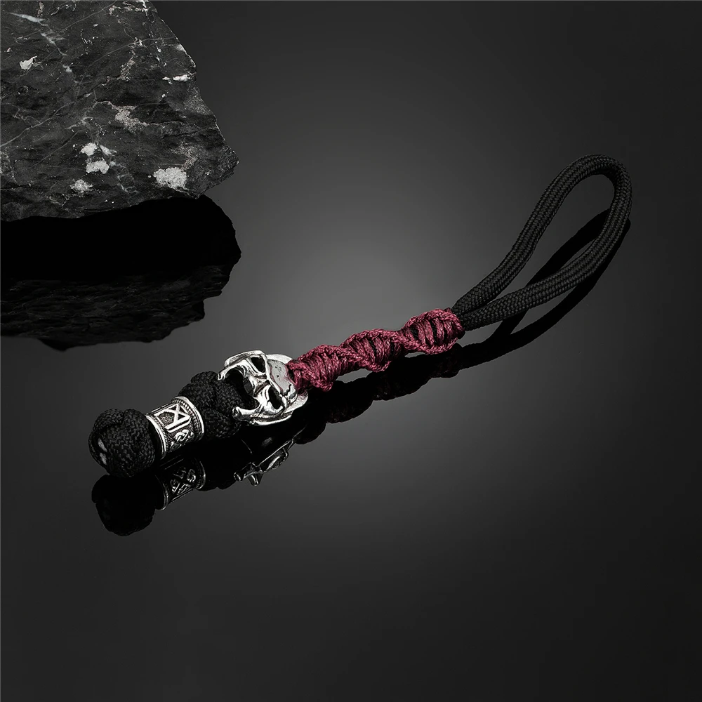 Мужской брелок в виде вампира мужской Плетеный нож из Паракорда подвеска амулет