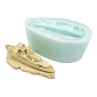 qt0322 przy ship soap molds 3d cruise ship moulds silicone wedding birthday candle mold clay resin moulds