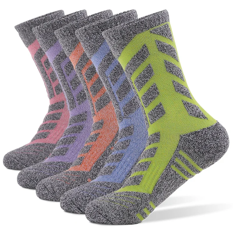 

Unisex Men Women Cotton Cushion Outdoor Sports Socks High Performance Moisture Dry Fit Running Climbing Cycling Stockings