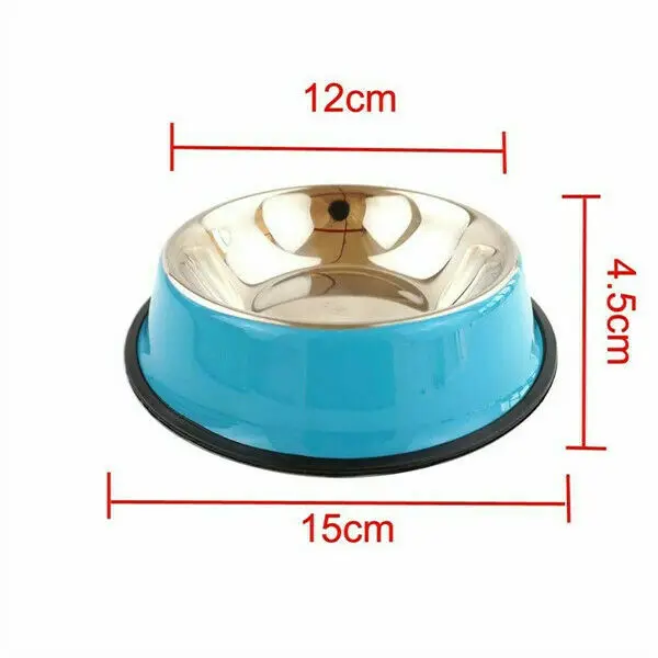 Портативная миска для щенков из нержавеющей стали питомцев новая кормушка